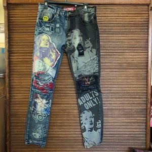 High Times Men’s Jeans, size 32 w 31” inseam